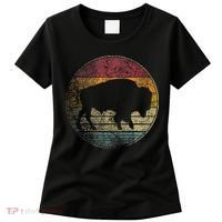 Buffalo Distressed Retro Bison Animal Lover Women's T-Shirt thumb 0