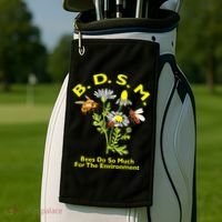 Bees Do So Much For The Environment Golf Towel thumb 2