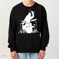 Bigfoot Drumstick Sasquatch Drumming Drummer Drums Player Women's Sweatshirt thumb 0
