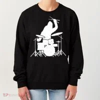 Bigfoot Drumstick Sasquatch Drumming Drummer Drums Player Women's Sweatshirt thumb 0