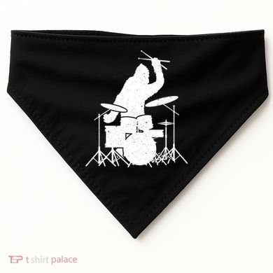 Bigfoot Drumstick Sasquatch Drumming Drummer Drums Player USA-Made Doggie Bandana