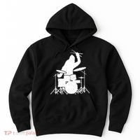 Bigfoot Drumstick Sasquatch Drumming Drummer Drums Player Hoodie thumb 0