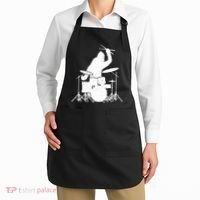Bigfoot Drumstick Sasquatch Drumming Drummer Drums Player Apron thumb 2