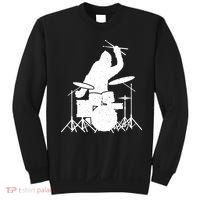 Bigfoot Drumstick Sasquatch Drumming Drummer Drums Player Sweatshirt thumb 0