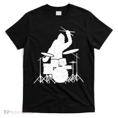 Bigfoot Drumstick Sasquatch Drumming Drummer Drums Player T-Shirt
