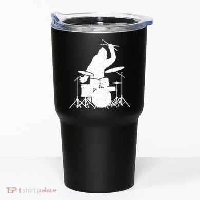 Bigfoot Drumstick Sasquatch Drumming Drummer Drums Player Tumbler