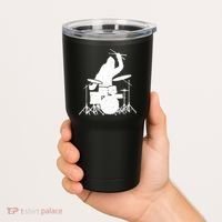Bigfoot Drumstick Sasquatch Drumming Drummer Drums Player Tumbler thumb 2