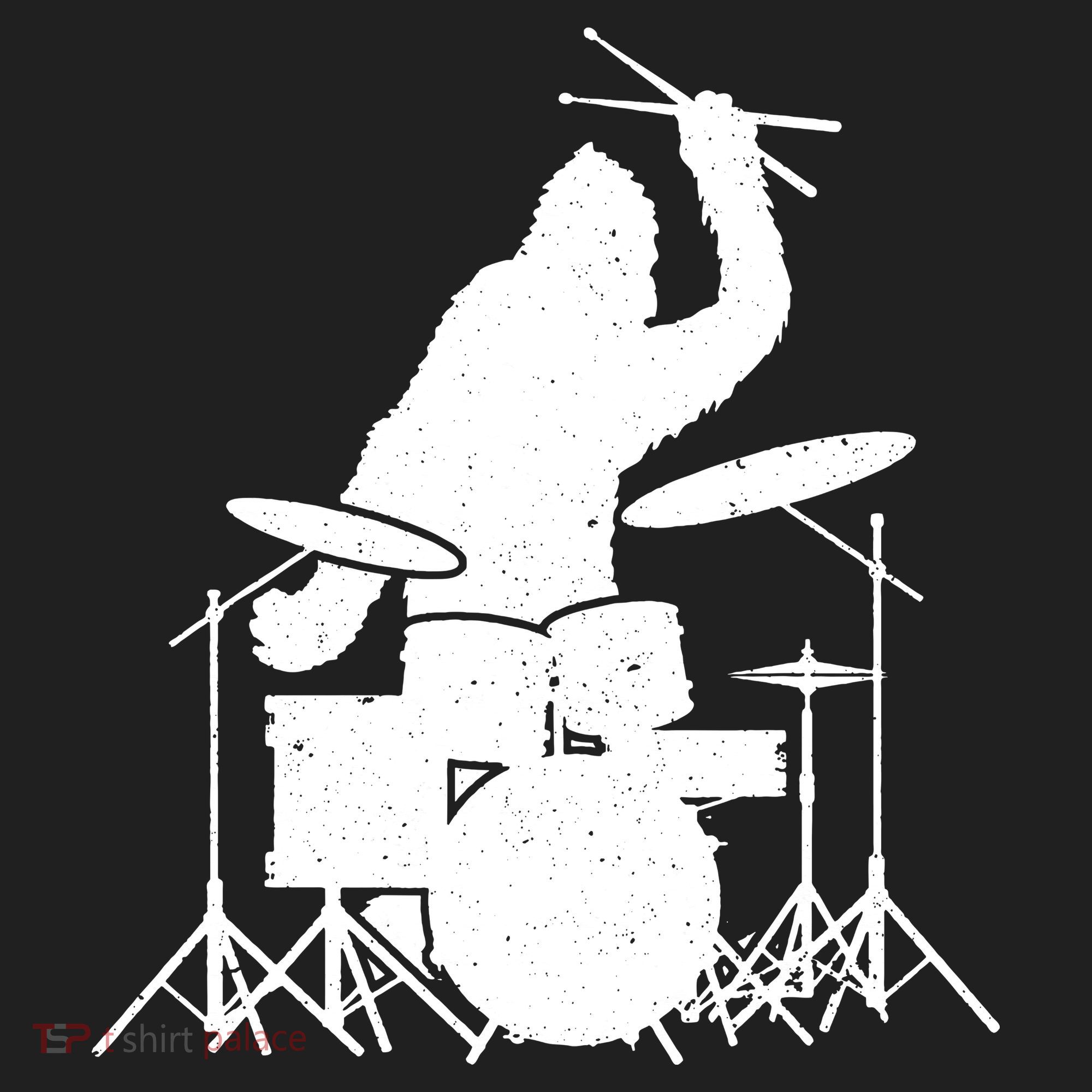 Bigfoot Drumstick Sasquatch Drumming Drummer Drums Player Tumbler