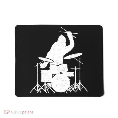 Bigfoot Drumstick Sasquatch Drumming Drummer Drums Player Mousepad