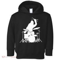 Bigfoot Drumstick Sasquatch Drumming Drummer Drums Player Toddler Hoodie thumb 0