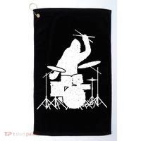 Bigfoot Drumstick Sasquatch Drumming Drummer Drums Player Golf Towel thumb 0