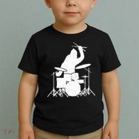 Bigfoot Drumstick Sasquatch Drumming Drummer Drums Player Toddler T-Shirt thumb 2