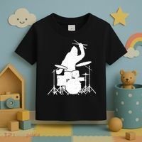 Bigfoot Drumstick Sasquatch Drumming Drummer Drums Player Toddler T-Shirt thumb 3