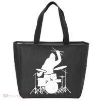 Bigfoot Drumstick Sasquatch Drumming Drummer Drums Player Tote Bag thumb 0