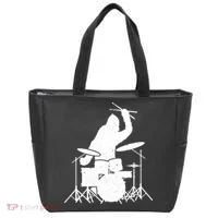 Bigfoot Drumstick Sasquatch Drumming Drummer Drums Player Tote Bag thumb 0