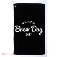Brew Day Shirt Craft Beer Home Brewing Golf Towel thumb 0