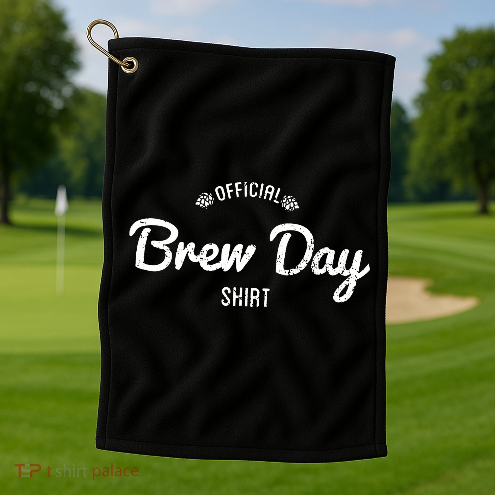 Brew Day Shirt Craft Beer Home Brewing Golf Towel