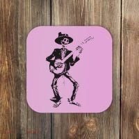 Banjo Dancing Skeleton Bluegrass Music Festival Coaster thumb 0