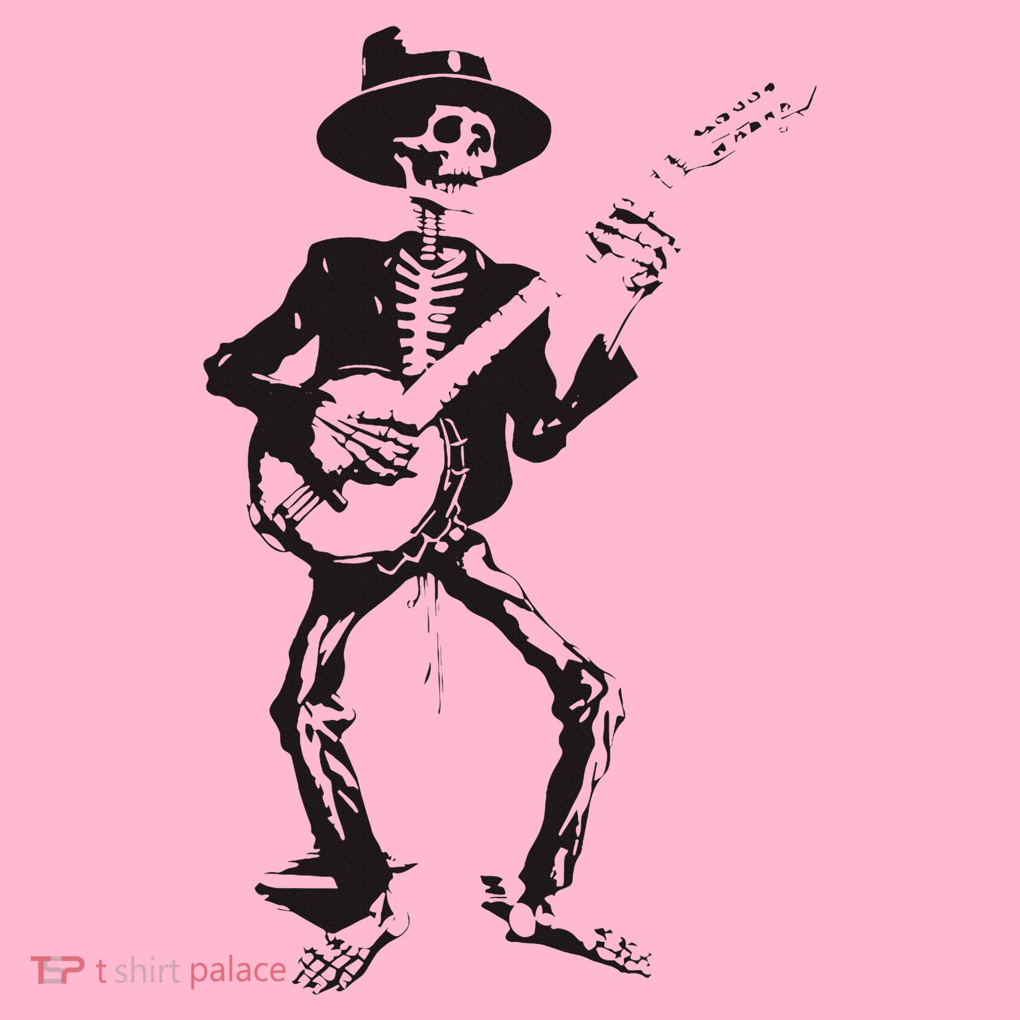 Banjo Dancing Skeleton Bluegrass Music Festival Coaster