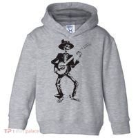 Banjo Dancing Skeleton Bluegrass Music Festival Toddler Hoodie thumb 0