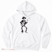 Banjo Dancing Skeleton Bluegrass Music Festival Hoodie thumb 0