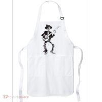 Banjo Dancing Skeleton Bluegrass Music Festival Apron thumb 0