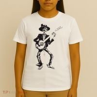 Banjo Dancing Skeleton Bluegrass Music Festival T-Shirt thumb 4