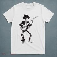 Banjo Dancing Skeleton Bluegrass Music Festival T-Shirt thumb 5