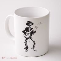 Banjo Dancing Skeleton Bluegrass Music Festival Coffee Mug thumb 0