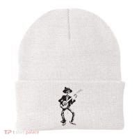 Banjo Dancing Skeleton Bluegrass Music Festival Beanie thumb 0
