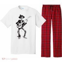 Banjo Dancing Skeleton Bluegrass Music Festival Pajama Set thumb 0