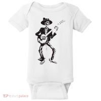 Banjo Dancing Skeleton Bluegrass Music Festival Baby Bodysuit thumb 0