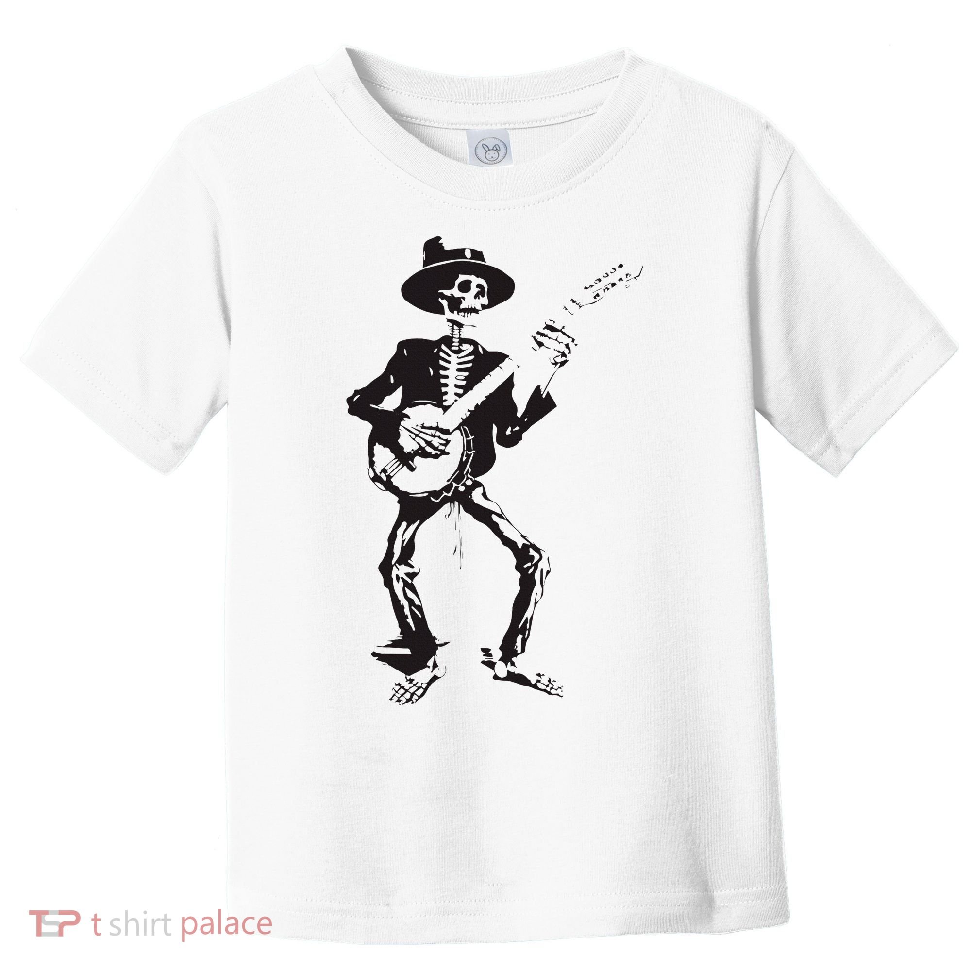 Banjo Dancing Skeleton Bluegrass Music Festival Toddler T-Shirt