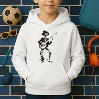 Banjo Dancing Skeleton Bluegrass Music Festival Kids Hoodie thumb 2