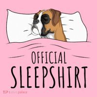 Boxer Dog Sleepshirt Coaster thumb 2