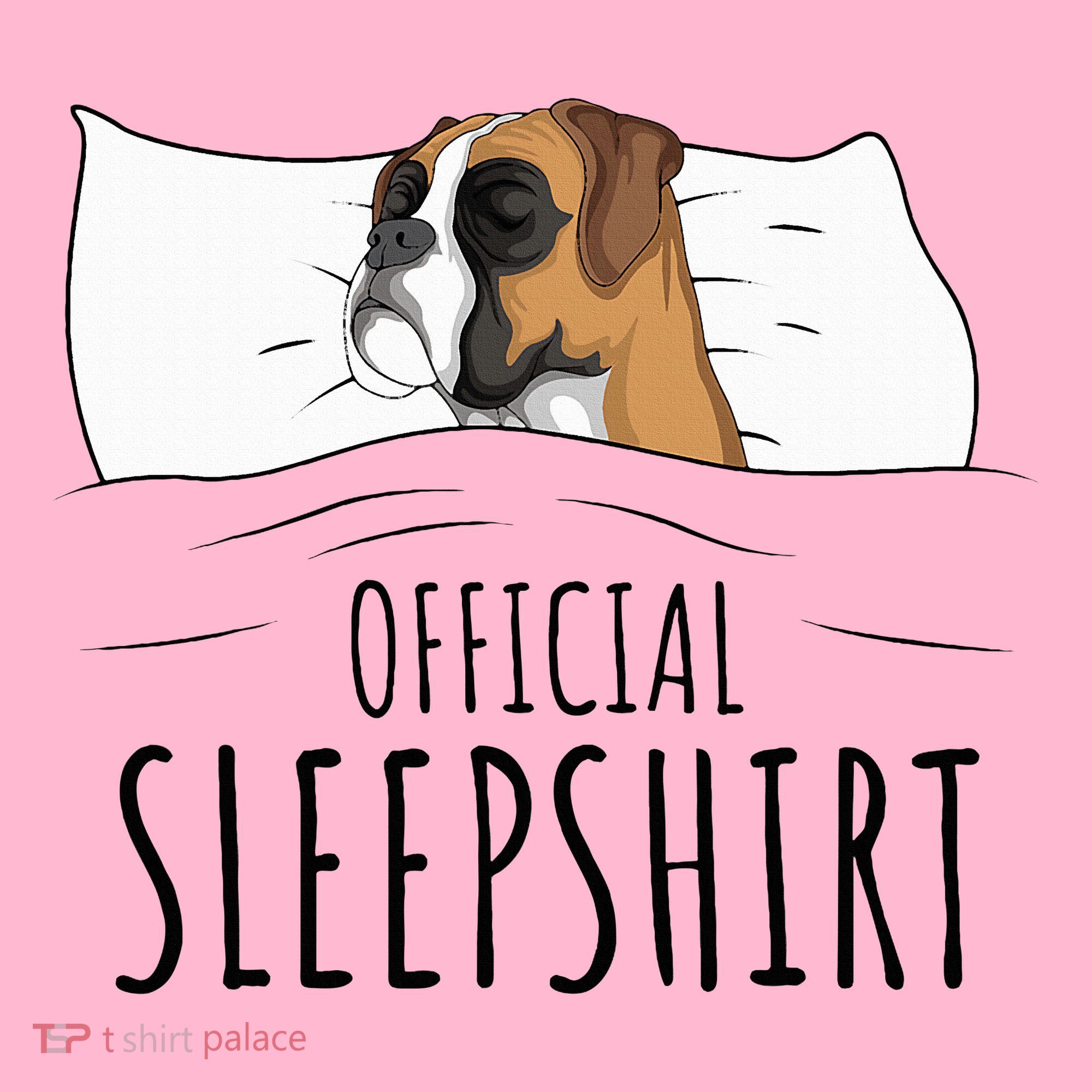 Boxer Dog Sleepshirt Coaster