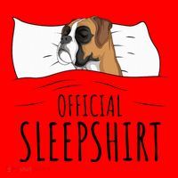 Boxer Dog Sleepshirt Santa Hat thumb 1