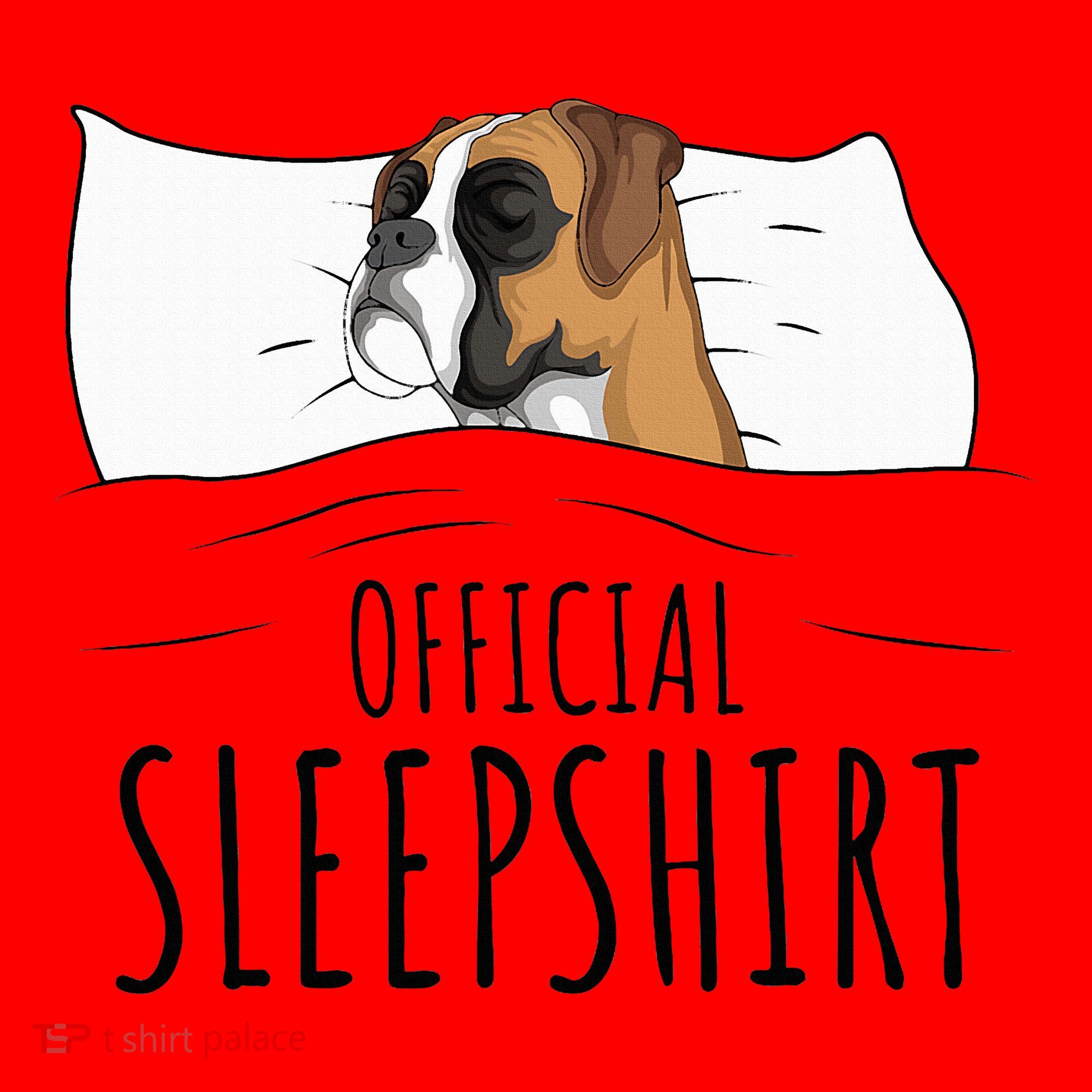 Boxer Dog Sleepshirt Santa Hat