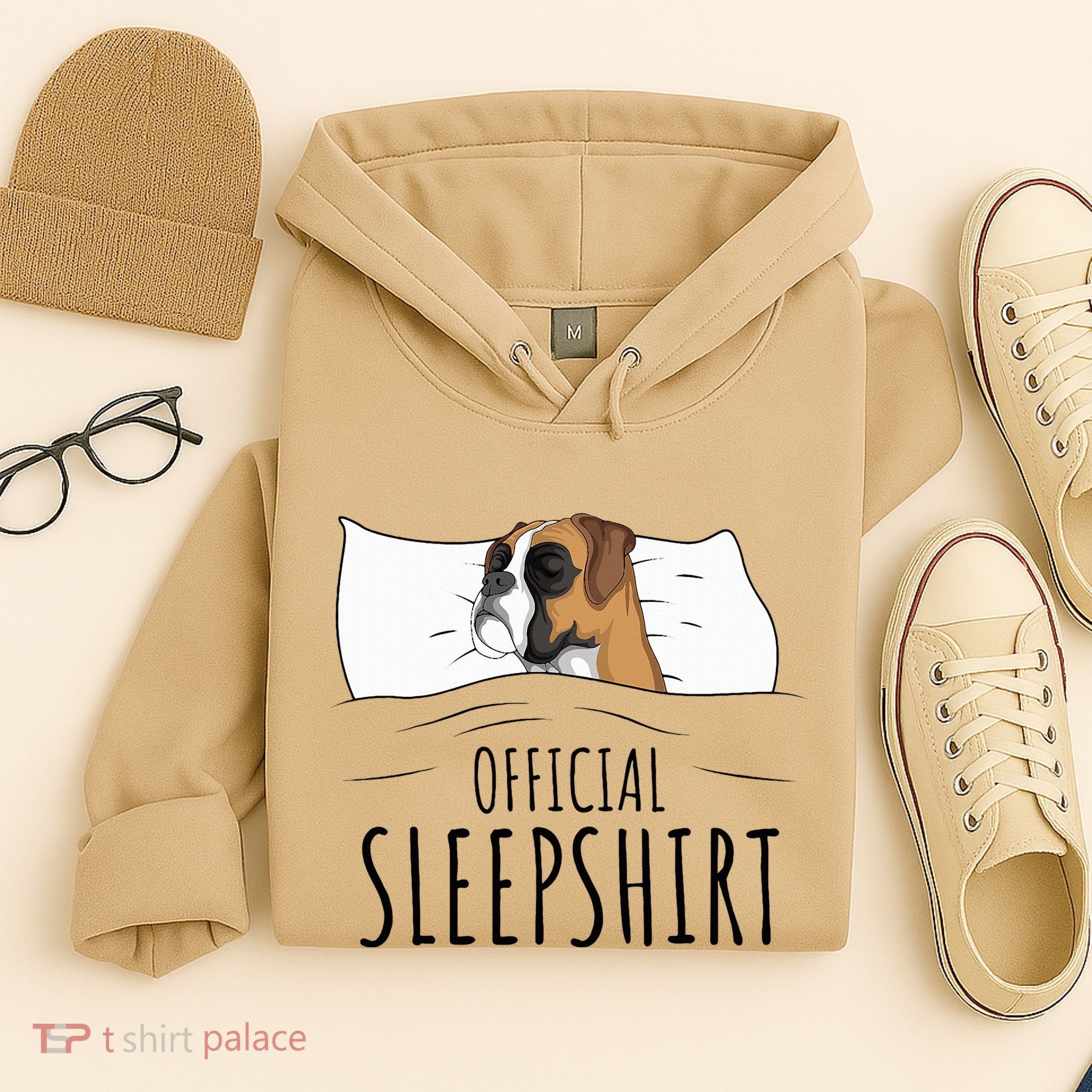 Boxer Dog Sleepshirt Hoodie