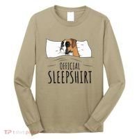 Boxer Dog Sleepshirt Long Sleeve Shirt thumb 0