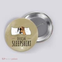 Boxer Dog Sleepshirt Button thumb 0