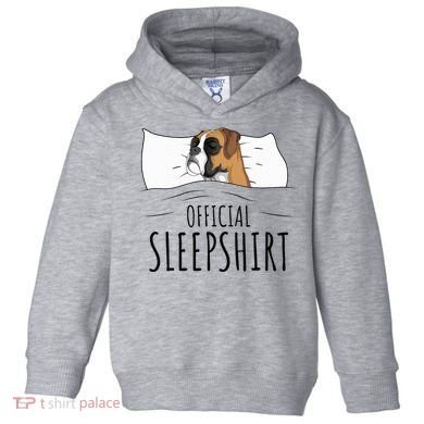 Boxer Dog Sleepshirt Toddler Hoodie