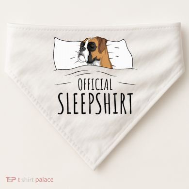 Boxer Dog Sleepshirt USA-Made Doggie Bandana