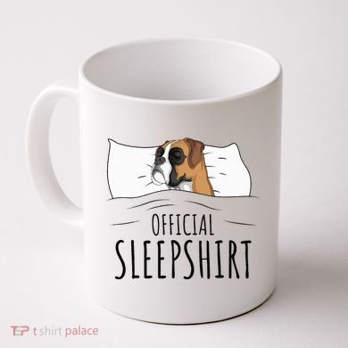 Boxer Dog Sleepshirt Coffee Mug