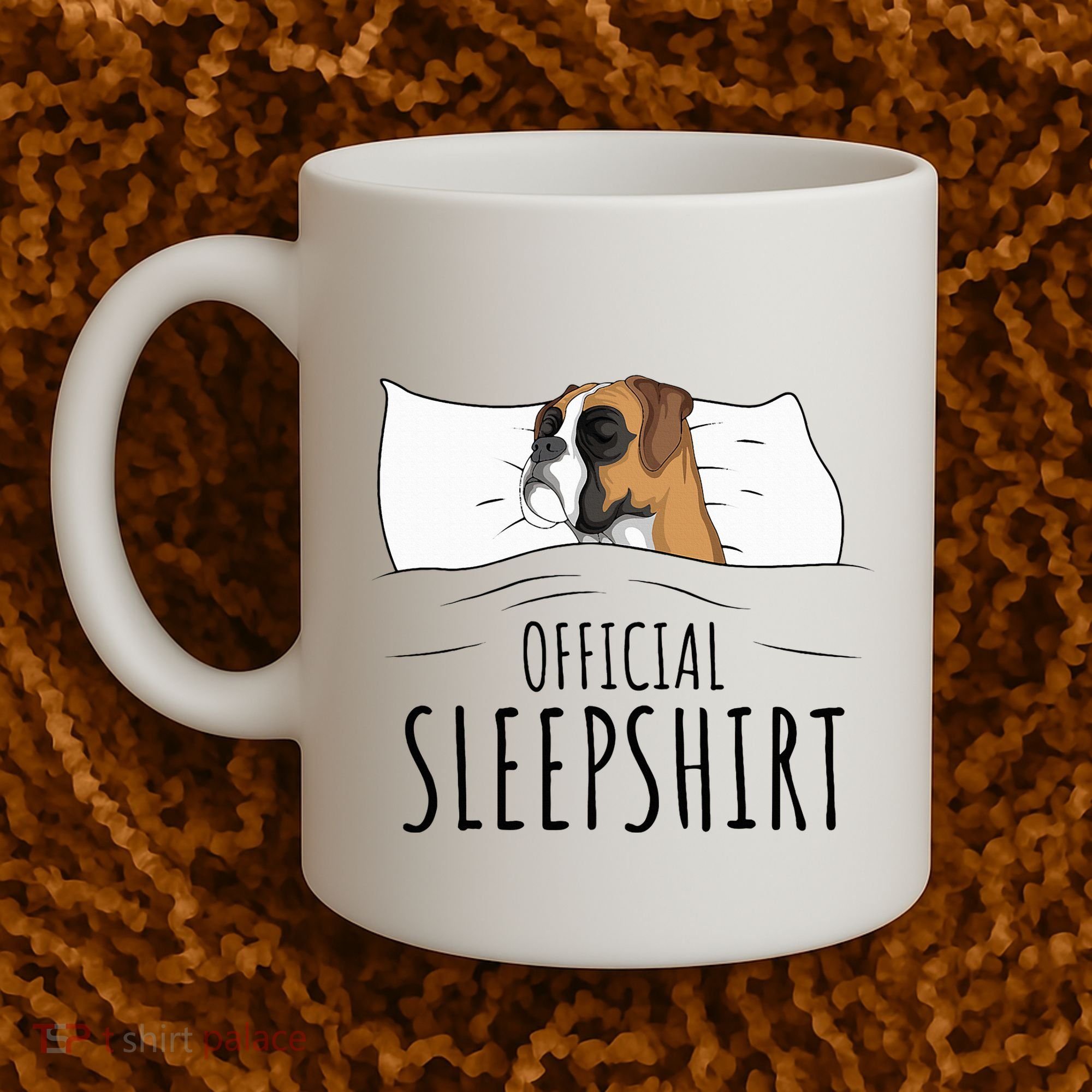 Boxer Dog Sleepshirt Coffee Mug