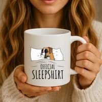 Boxer Dog Sleepshirt Coffee Mug thumb 3