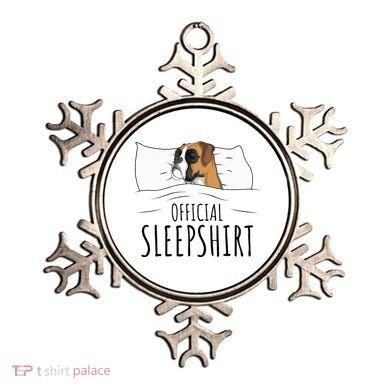 Boxer Dog Sleepshirt Ornament