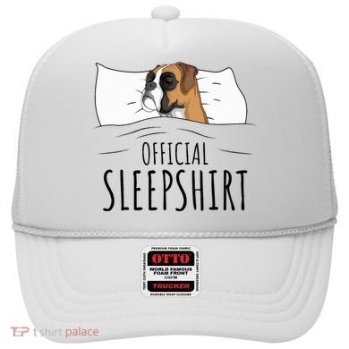 Boxer Dog Sleepshirt Hat