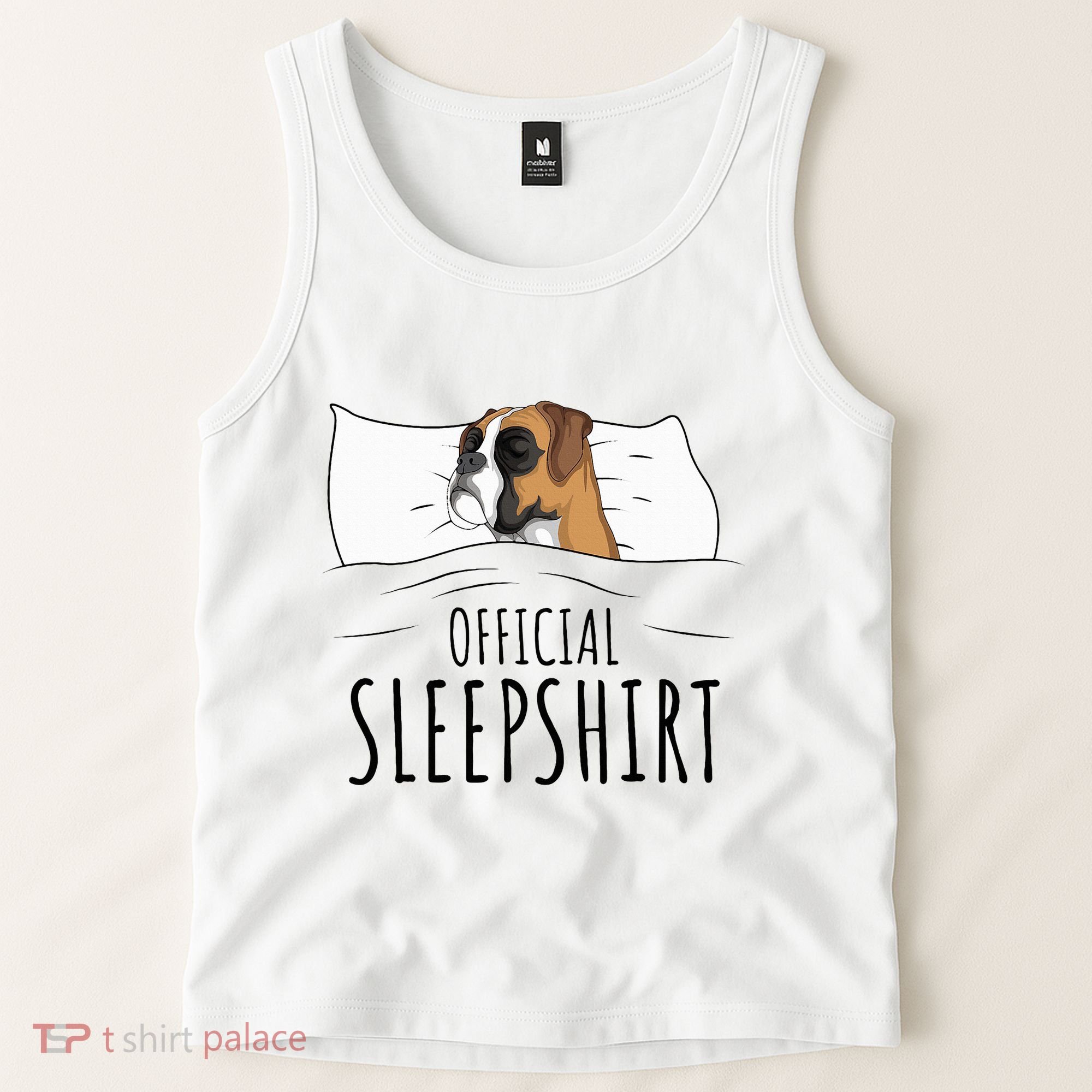 Boxer Dog Sleepshirt Tank Top