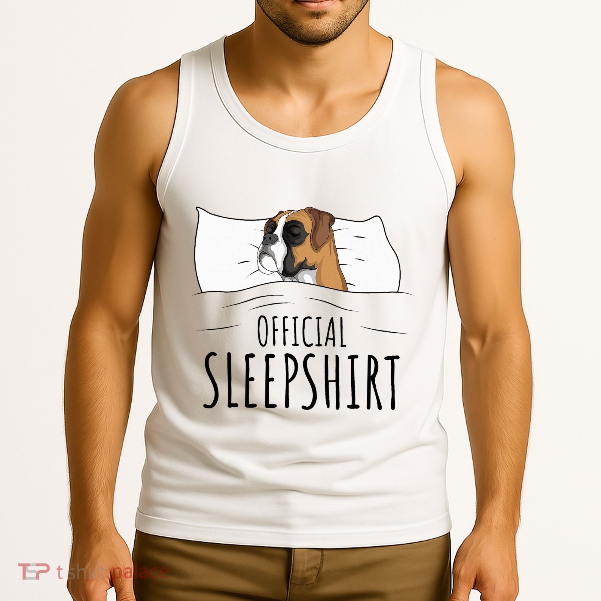 Boxer Dog Sleepshirt Tank Top